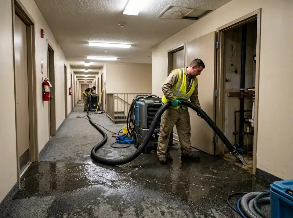 multi-unit-apartment-hallway-f-005 — frequently asked questions, Emergency Burst Pipe Water Extraction & Removal in Ledgewoo…